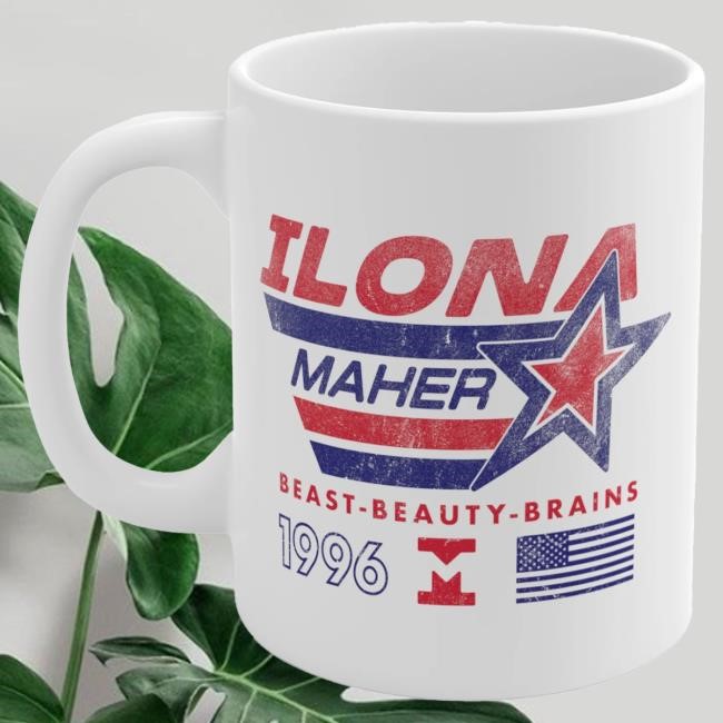 Official Ilona Maher Merch Store Shop Ilona Maher Red, White & Season 2 Mug IlonaMaher