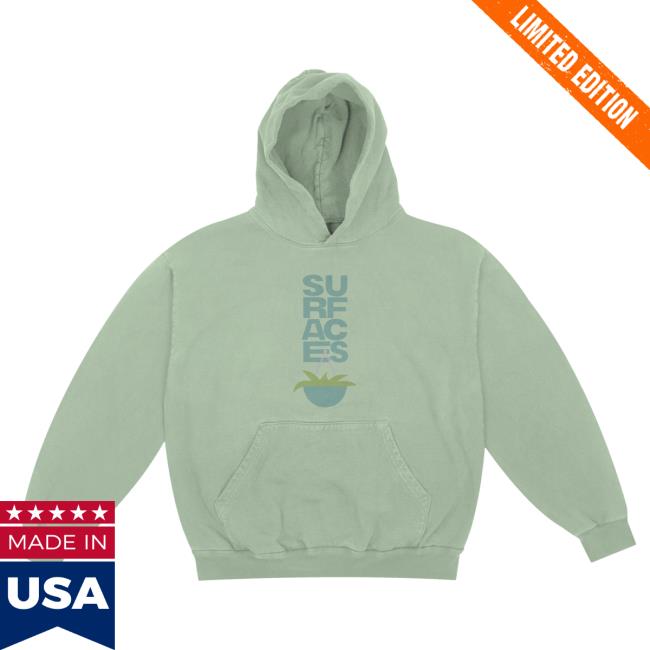 Official Merch Bar Surfaces Store Where The Light Is Oil Green Crewneck MerchBar Shop