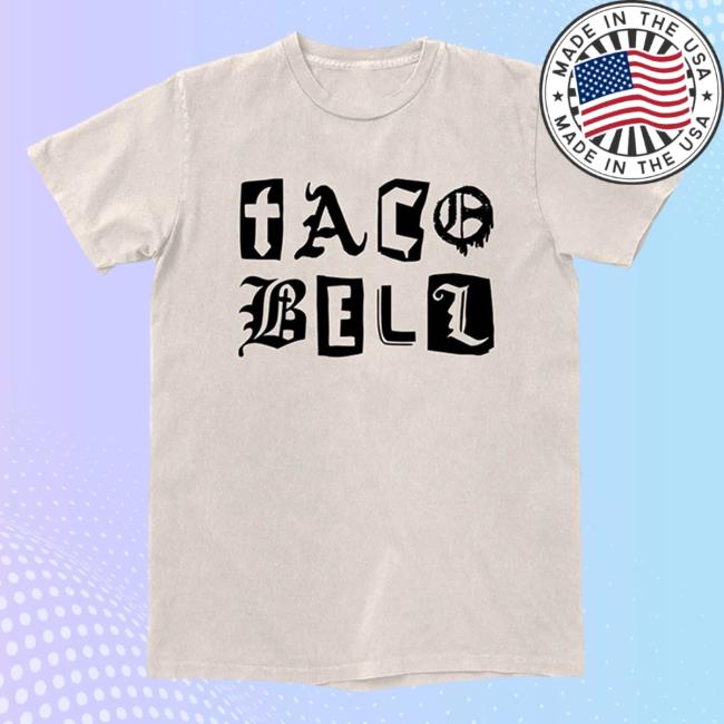 Official Taco Bell Apparel Clothing Store Shop Taco Bell Scripted T-Shirts Tacobell Merch