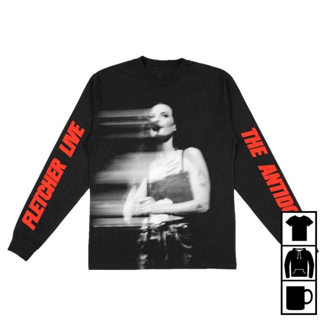 Official Fletcher Merch Store The Antidote Live Long Sleeve Tee Shirt Fletcher Clothing Shop