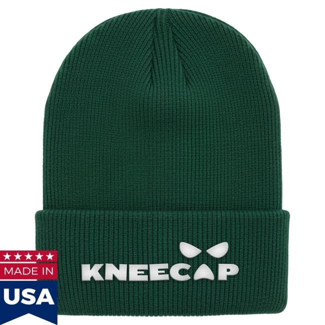 Warm Streetwear Green Logo Beanie Kneecap