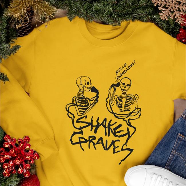 Shakey Graves Hello Gorgeous Gold Tee Shirt