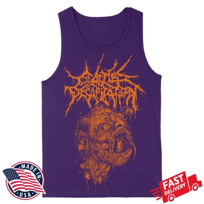 Official Indie Merch Store Shop Cattle Decapitation Rat Face Tank Top Tee IndieMerchStore