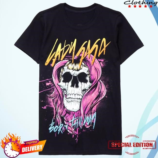 Lady Gaga Skull Girls T Shirt