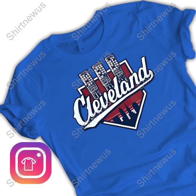 Gv Art Work Shop Cleveland Baseball Lights Beige Shirt