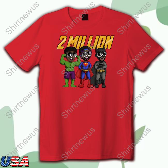 Daydrian Harding 2 Million Subscribers Tee Shirt