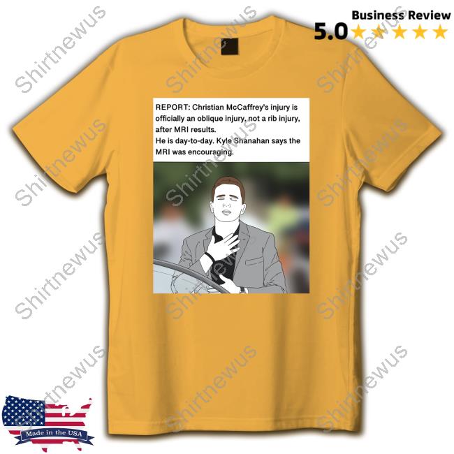 Rita Oak Ko-Fi Merch Day 41 Relief Meme Christian Mccaffrey's Injury Is Officially An Oblique Injury Shirt Official Rita Oak Ko-Fi Merch Christian Mccaffrey's Injury Is Officially An Oblique Injury Shirt