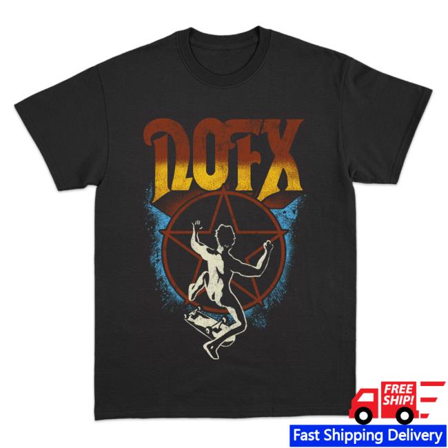 Official Nofx Merch Kickflip T-Shirt