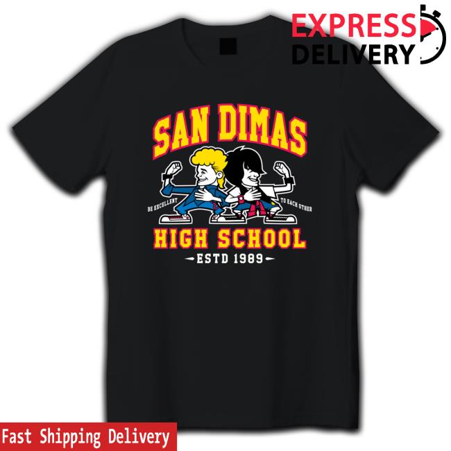 Official San Dimas High School Bill And Ted’s TShirts