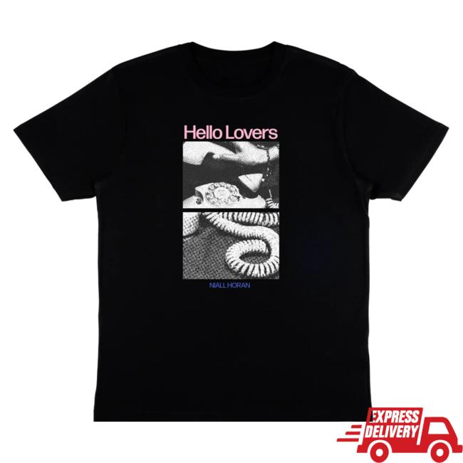 Niall Horan Merch Hello Lovers Black Shirts