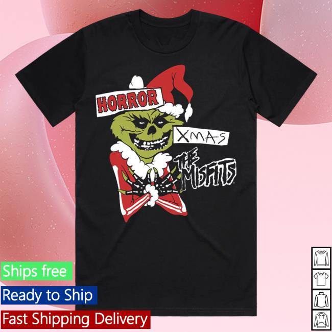 Official Misfits Merch Misfits Horror Xmas Crewneck Sweatshirt