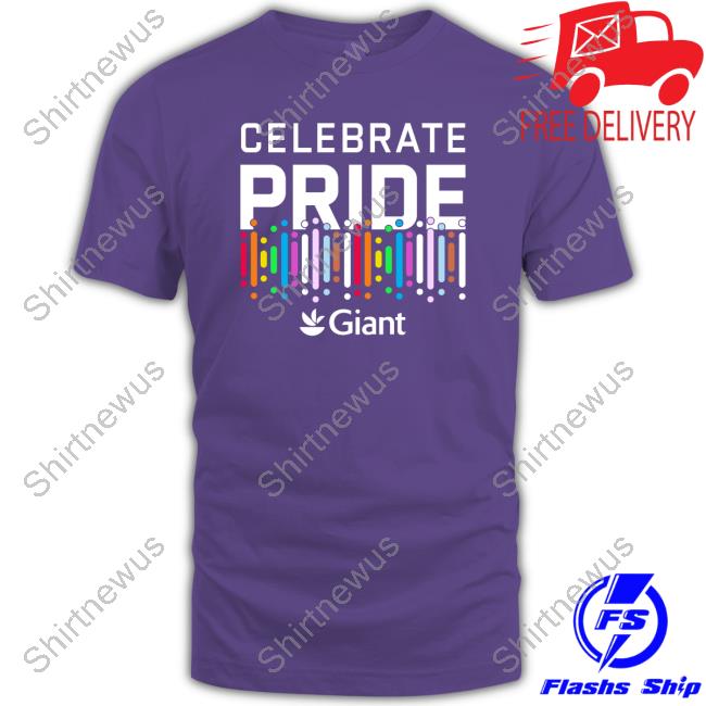 Official Celebrate Pride Giant Lgbtq Tee Shirt