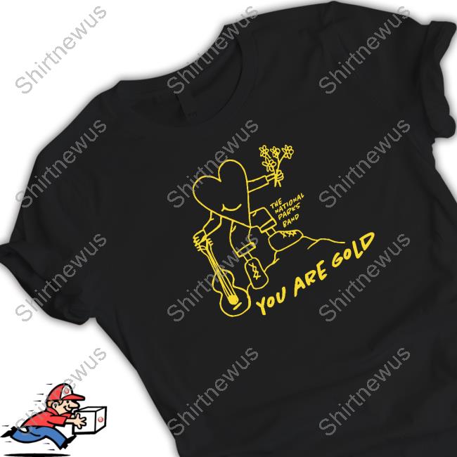 Official The National Parks Store Merch The National Parks Band You Are Gold Tee Shirt