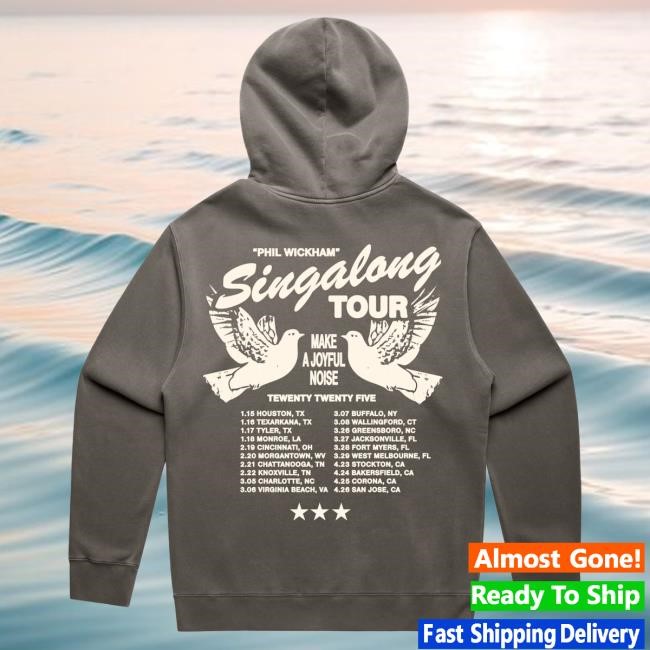 Official Phil Wickham Merch Store Phil Wickham 2025 Singalong Tour Hood