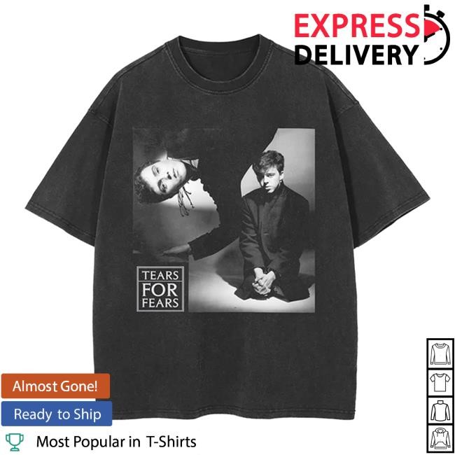 Shop Tears For Fears Merch Retro Photo Black New Shirt
