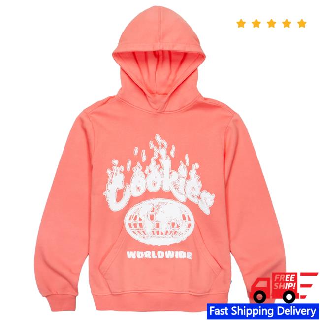 Official Cookies Merch Store Cookies Spring 2 Slow Burn Pigment Hoodie Salmon Apparel Clothing Shop Cookiessf