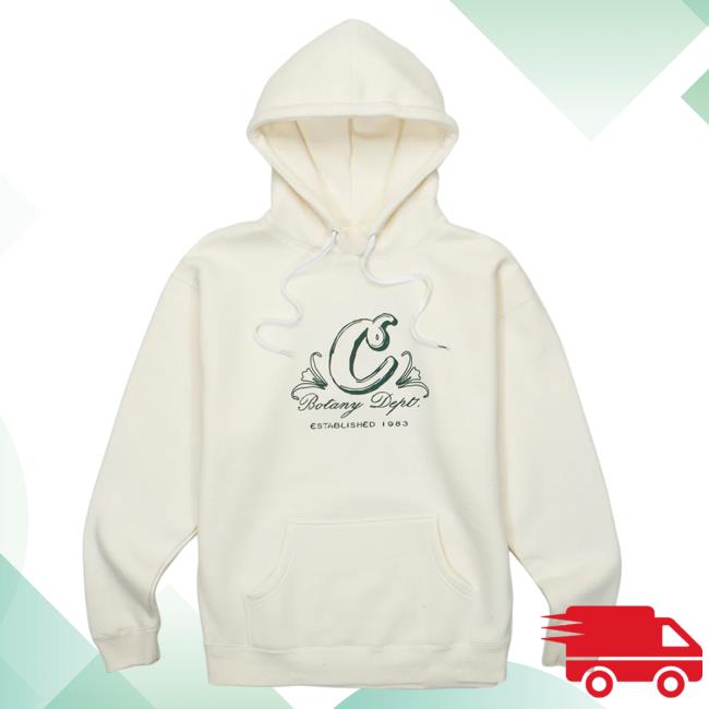 Official Cookies Merch Store Cookies Spring 2 Botany Dept Crew neck Sweatshirt Bone Apparel Clothing Shop Cookiessf