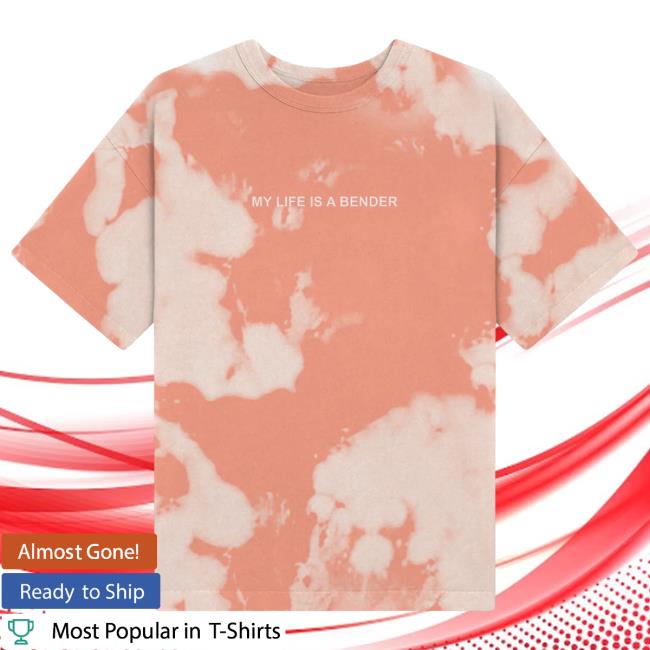 Official John Summit Merch Bender Dyed Orange Bleach New Shirt