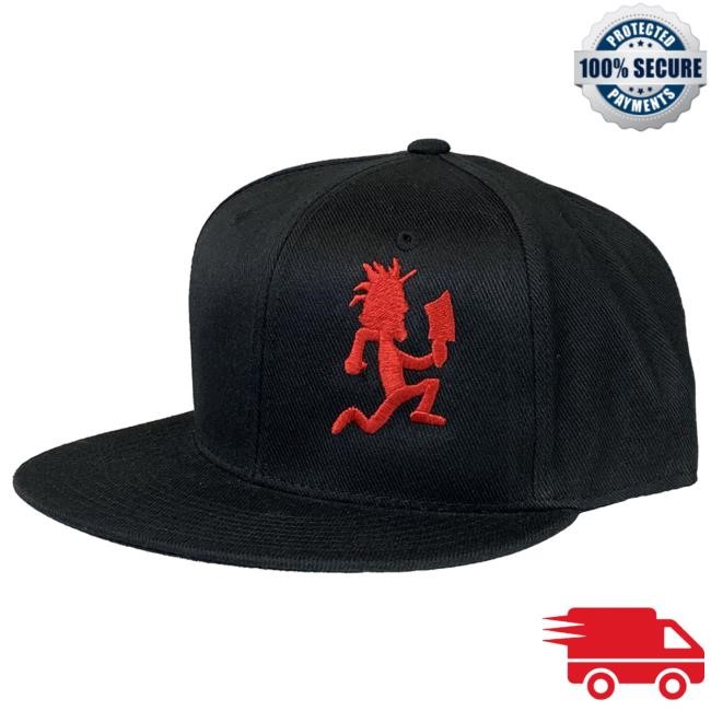 Official Icp Merch Clothing Store Insane Clown Posse "Hatchetman" Snapback Flat Bill Cap
