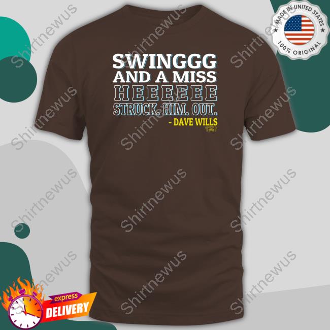 Swing And Miss He Struck Him Out Hoodie 1771 Designs Swing And Miss He Struck Him Out Long Sleeve Tee 1771 Designs