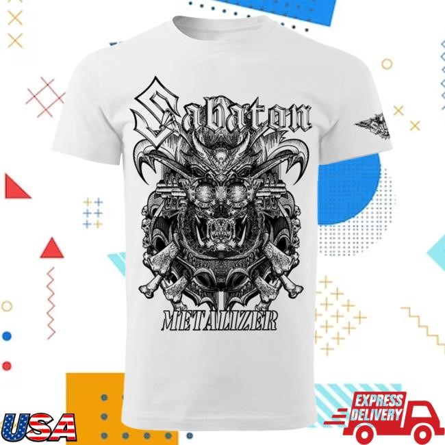 Official Sabaton Merch Store Sabaton Metalizer Special Edition T-Shirts Sabaton Shop