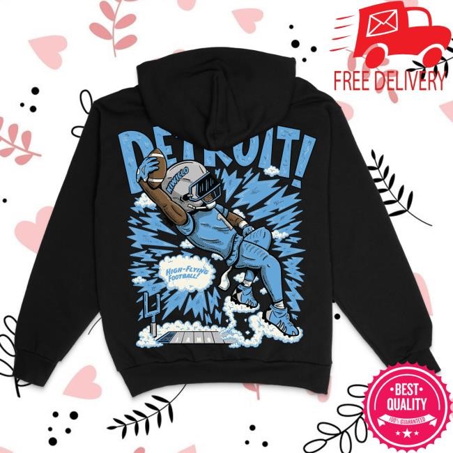 Official Kiwiclo High-Flying Football Hoody Black