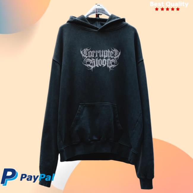 Official Handofblood Merch Corrupted Blood Basic Hooded Sweatshirt