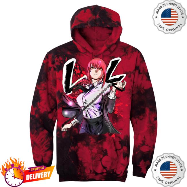 Official Lovers Over Losers Wix Boss Lady Red & Black Tie Dye Hoodie LoversOverLosers