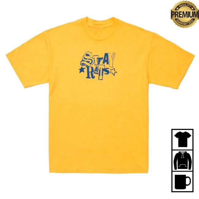 Official Stray Rats Merch Cut Out T Shirt