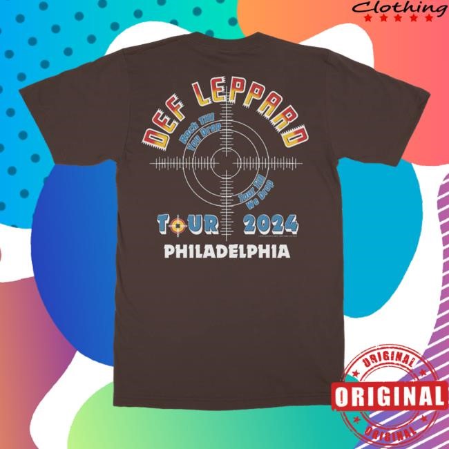 Philadelphia, PA 2024 Tour Shirt - Def Leppard Official Store