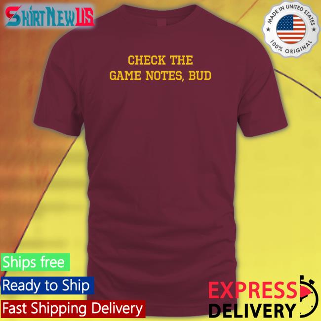 Barstool Sports Spittin' Chiclets Merch Check The Game Notes Bud Tank