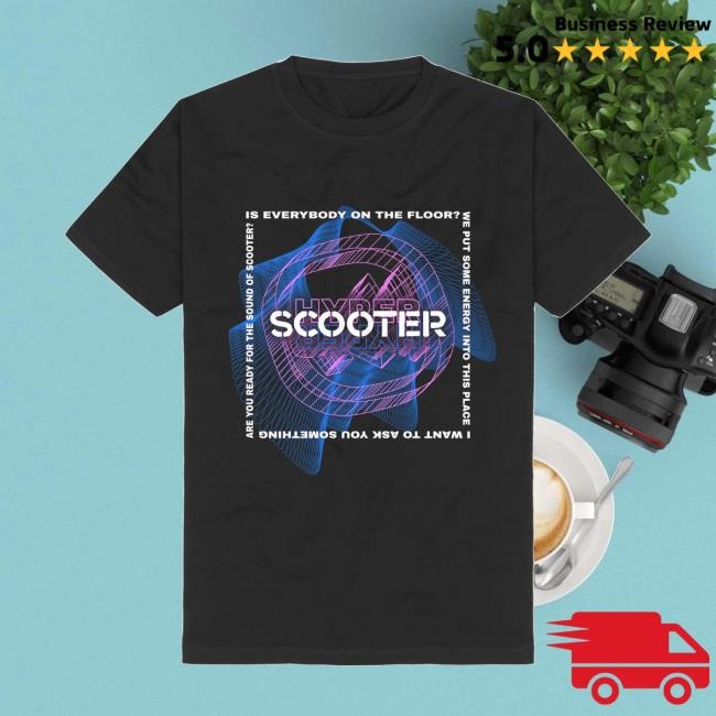 Everybody On The Floor Short Sleeve Tee - Scooter Merch & Clothing Store Scooter Band Apparel Shop