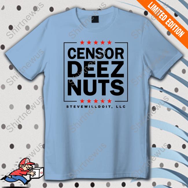 Stevewilldoit Censor Deez Nuts Crewneck Sweatshirt