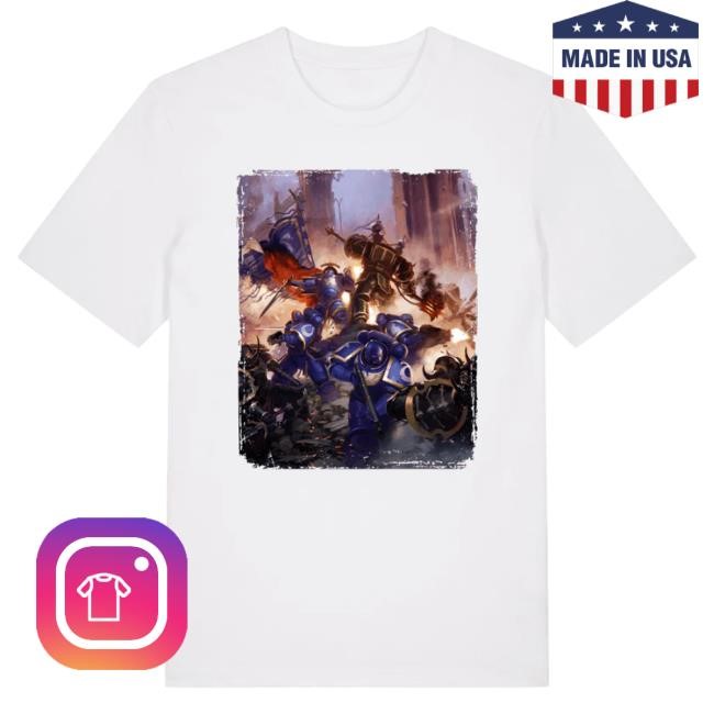 Frontline Officer Warhammer Ultramarines Gravis Captain Tee