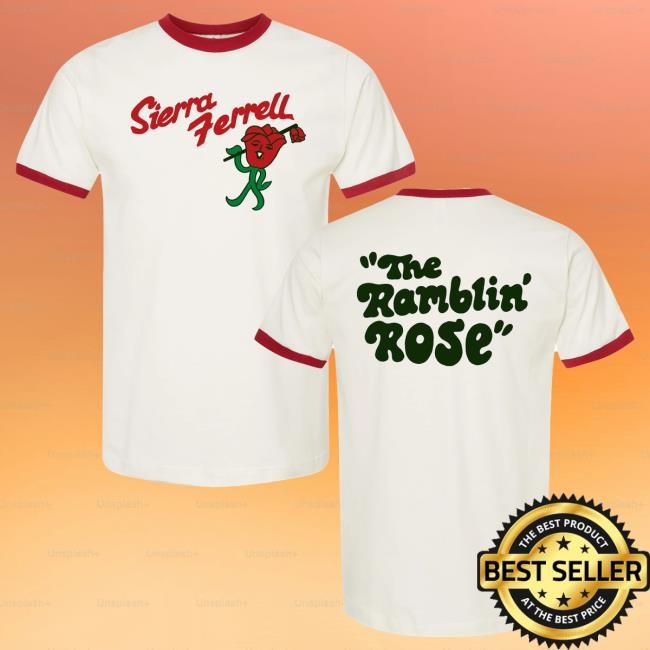 Official Sierra Ferrell Merch Ringer Ramblin' Rose Tshirt