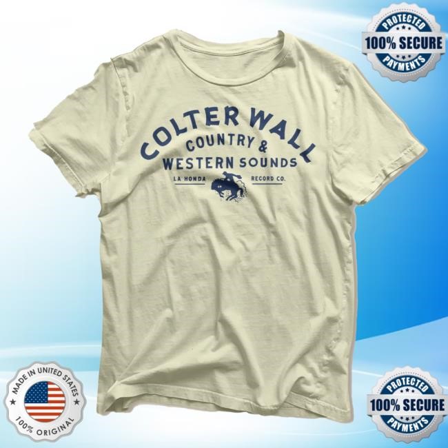 Colter Wall Country Sounds Short Sleeve Tee Colter Wall Merch