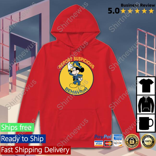 Official Report Suspicious Behavior T Shirt