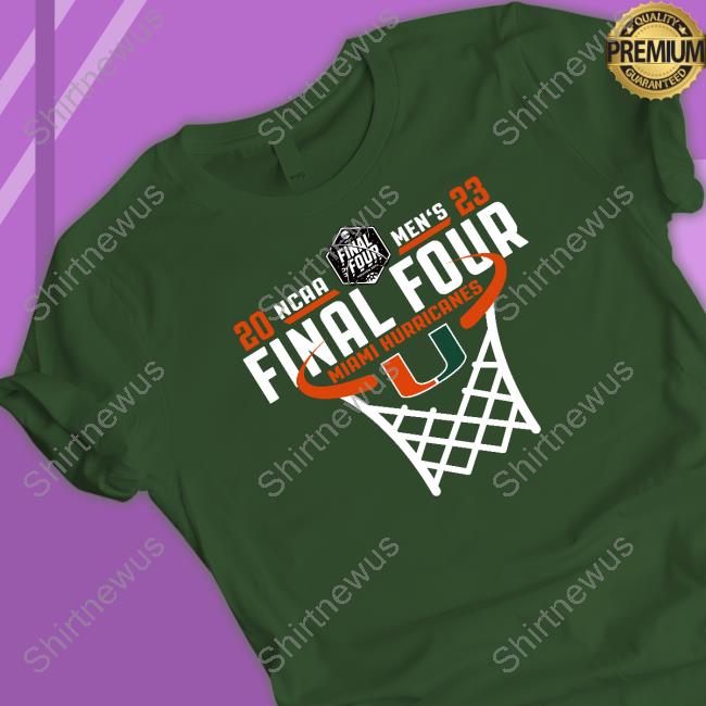 Allcanes Miami 2023 Final Four Net T-Shirt