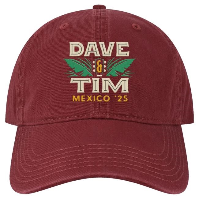 Official Dave Matthews Band Merch Store Mexico '25 Dad Cap