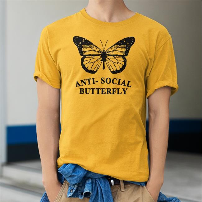 Anti Social Butterfly Tee Shirt
