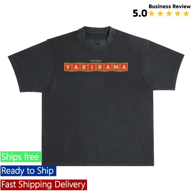 Official Super Yaki Shop Super Yaki Yakirama '23 Heavyweight New Shirt