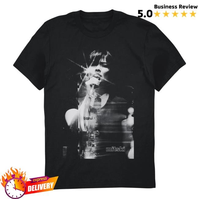 Official Mitski Apparel Merch Fall 2024 Tour Tee (Black) Shirt (Black) | Mitski
