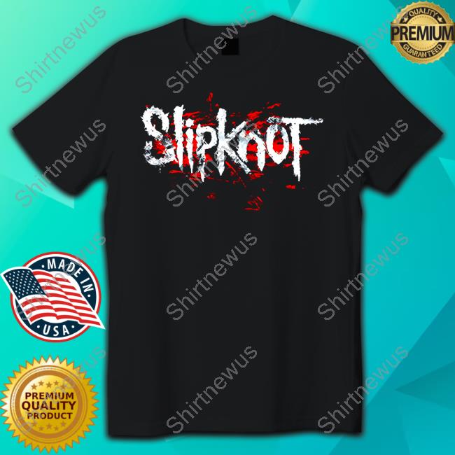 Slipknot Logo Splatter Tee Shirt