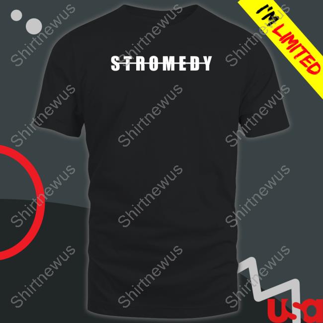 Black Stromedy Merch Signature Stromedy Tee