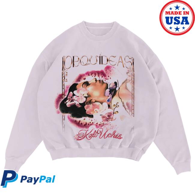 Official Kali Uchis Merch Store Kali Uchis Pink Orquídeas Crewneck Kali Uchis Clothing Shop KaliUchis ShopKaliUchis