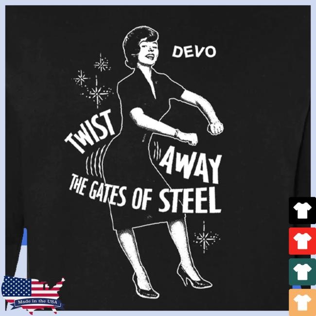 Official Hello Merch Devo Twist Away Black Popover Sweatshirt HelloMerch