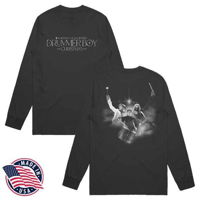 Official For King And Country Merch Drummer Boy Long Sleeve Tee Shirt