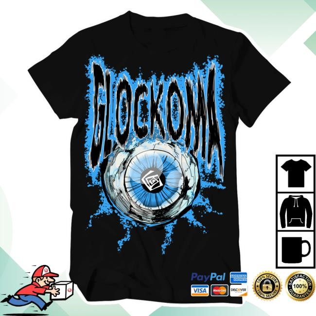 Glockoma Eyeball (Black/Blue) Short Sleeve TShirt - Key Glock Merch Store Shop