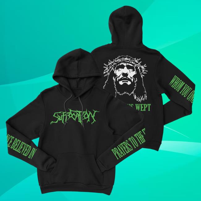 Official Night Shift Merch Indie Merch Store Suffocation - Jesus Wept Crew Nightshiftmerch Indiemerchstore