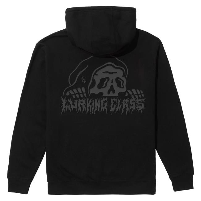 Official Lurking Class Clothing Merch Shop Death Box Lurker Popover Hoodie - Black LurkingClass